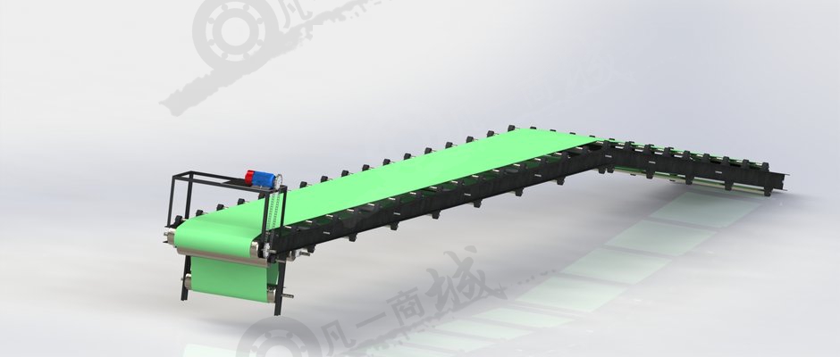 提升皮帶輸送機(jī) 模型截圖[3]