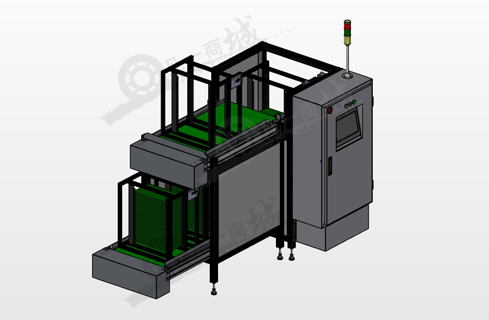 PCB板疊放裝載機(jī)模型圖 模型截圖[1]