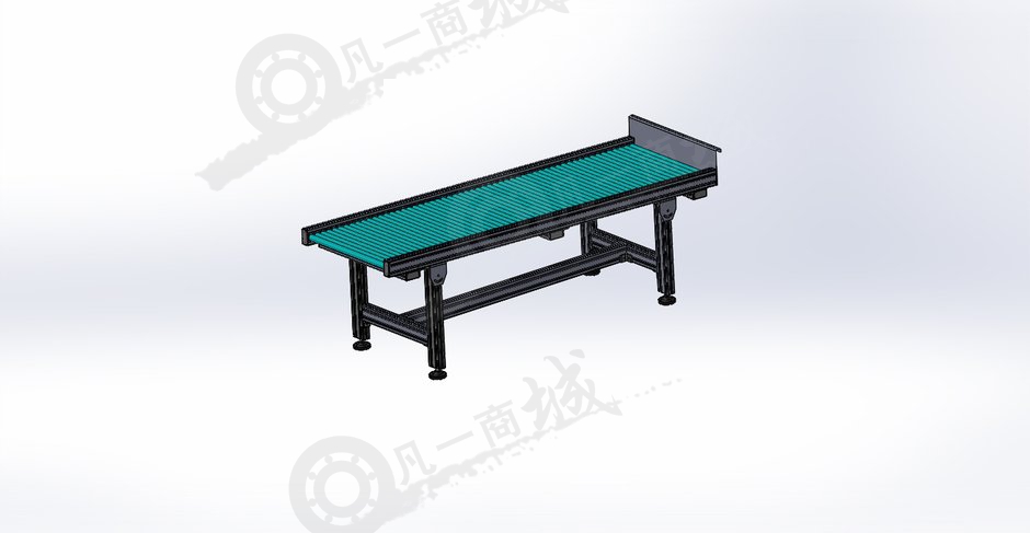 滾筒輸送機(jī)3D圖 模型截圖[1]