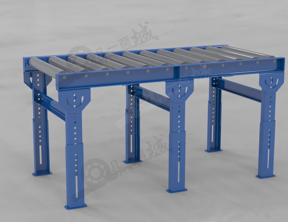 可調(diào)節(jié)滾筒輸送機(jī)模型圖 模型截圖[3]