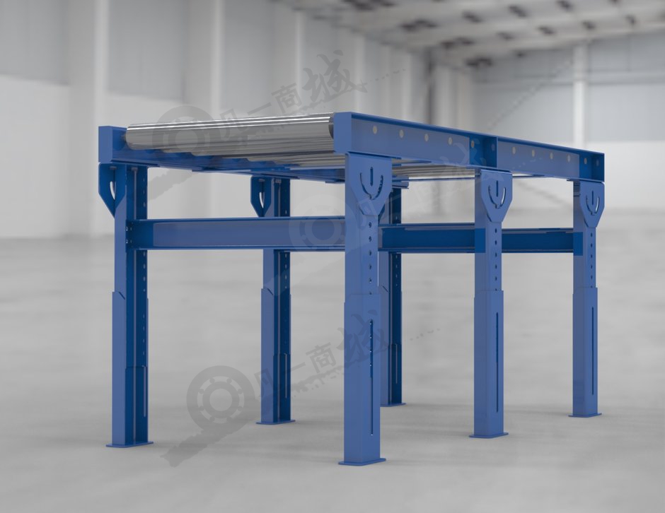可調(diào)節(jié)滾筒輸送機(jī)模型圖 模型截圖[4]