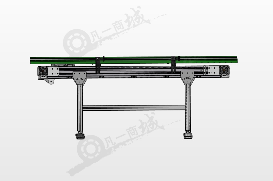 帶護(hù)板模塊鏈條輸送機(jī)模型圖 模型截圖[3]