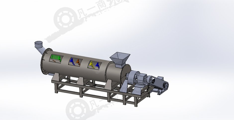 肥料粉碎成粒機(jī)模型圖 模型截圖[1]