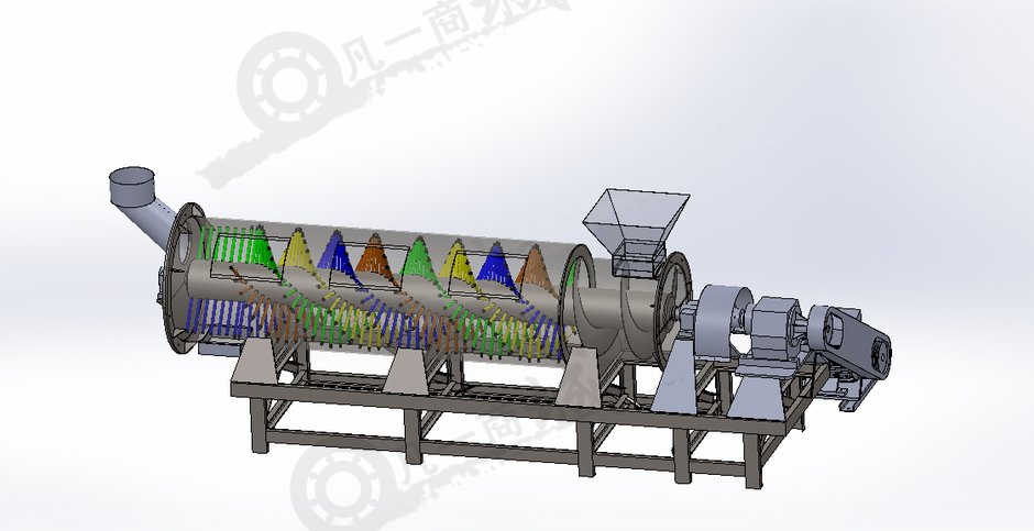 肥料粉碎成粒機(jī)模型圖 模型截圖[2]