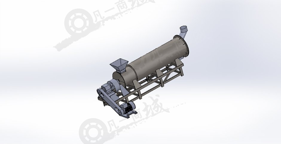 肥料粉碎成粒機(jī)模型圖 模型截圖[3]
