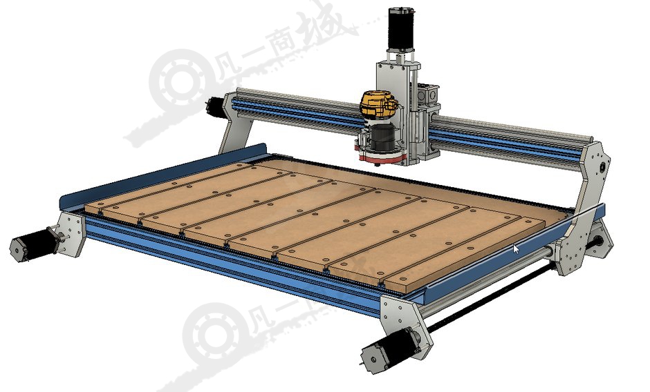 CNC數(shù)控雕刻機(jī)模型 模型截圖[4]