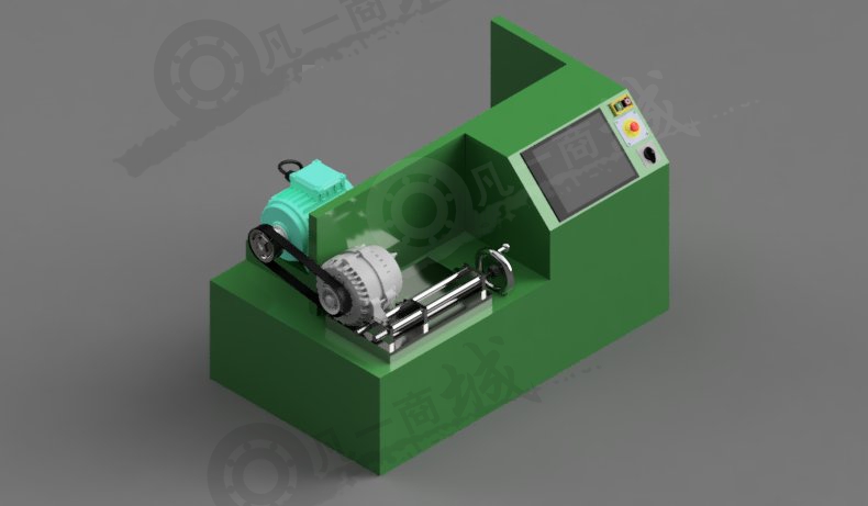 交流發(fā)電機(jī)試驗(yàn)臺(tái)模型 模型截圖[2]