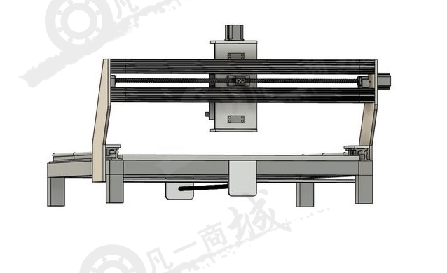 三軸數(shù)控雕刻機(jī)圖紙 模型截圖[4]