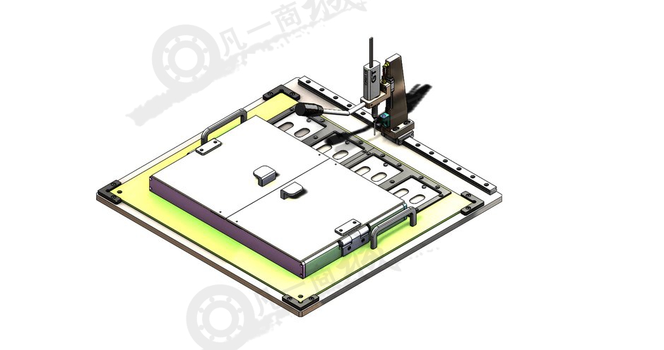 平面度波形檢測(cè)設(shè)備3D圖 模型截圖[1]