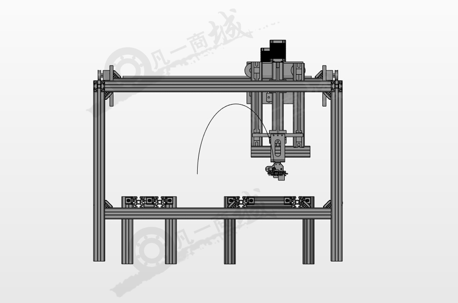 自動(dòng)瓶子裝箱設(shè)備3D模型 模型截圖[2]