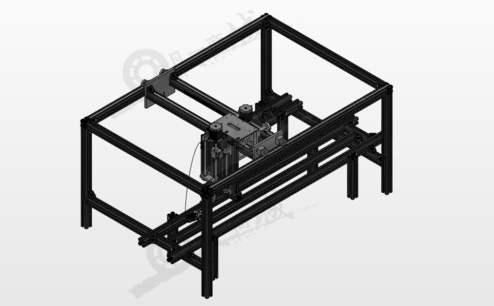 自動(dòng)瓶子裝箱設(shè)備3D模型 模型截圖[1]