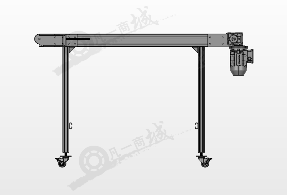 鋁型材框架皮帶輸送機(jī)模型圖 模型截圖[2]