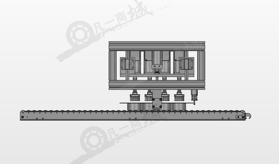 自動(dòng)托盤清洗機(jī)3D圖 模型截圖[3]