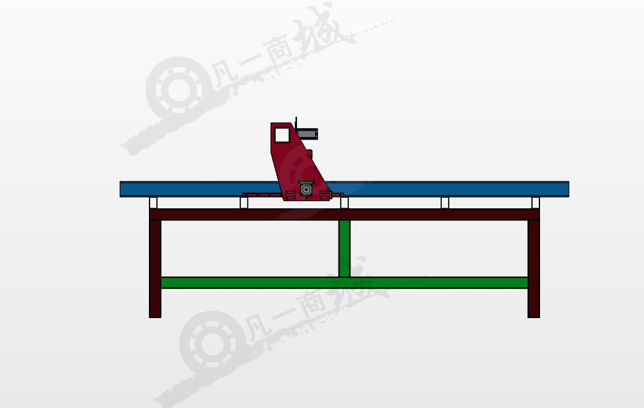 CNC數(shù)控雕刻機(jī)框架模型圖 模型截圖[2]