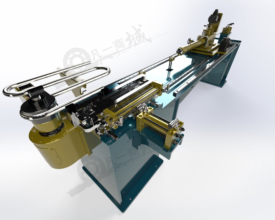 數(shù)控彎管機(jī)3D模型 模型截圖[1]