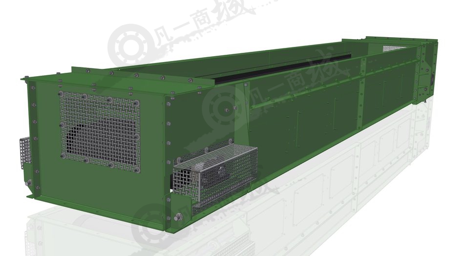 回收工業(yè)用輸送機(jī)三維模型 模型截圖[1]