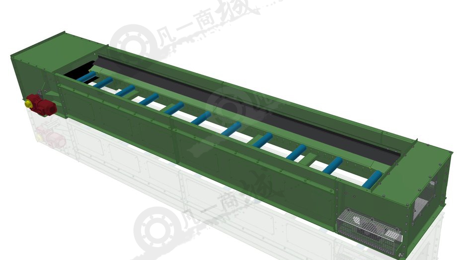 回收工業(yè)用輸送機(jī)三維模型 模型截圖[4]