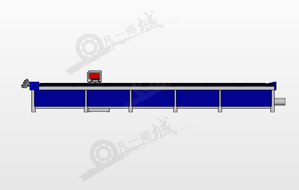 6000x2000 100W激光雕刻機模型圖 模型截圖[3]