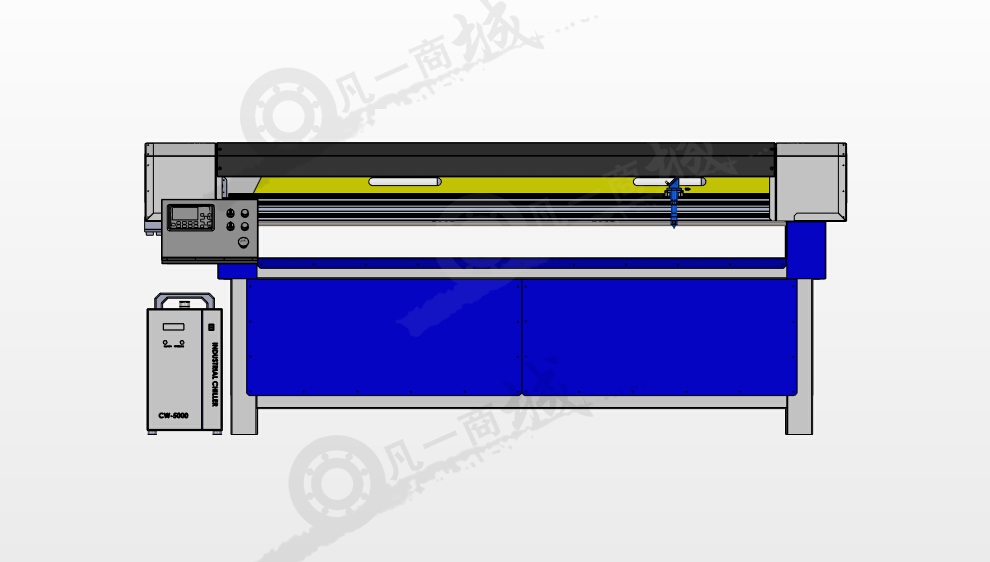 6000x2000 100W激光雕刻機模型圖 模型截圖[2]