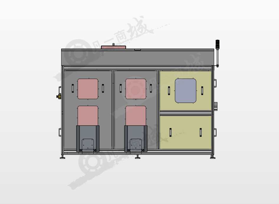 自動(dòng)裝卸加工設(shè)備3D模型 模型截圖[2]