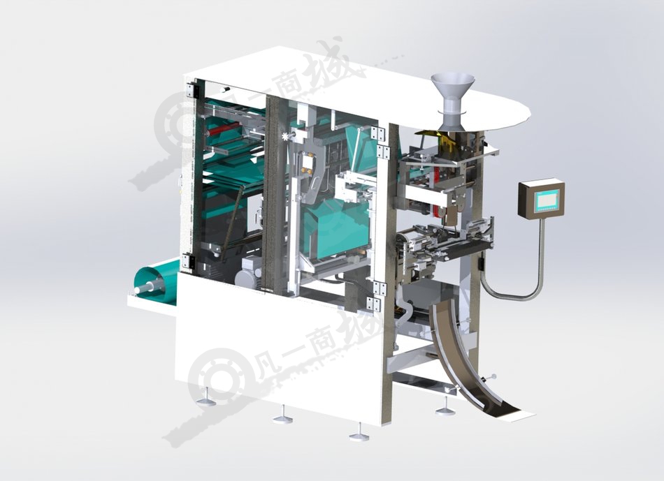 垂直灌裝式包裝機3D模型圖 模型截圖[1]
