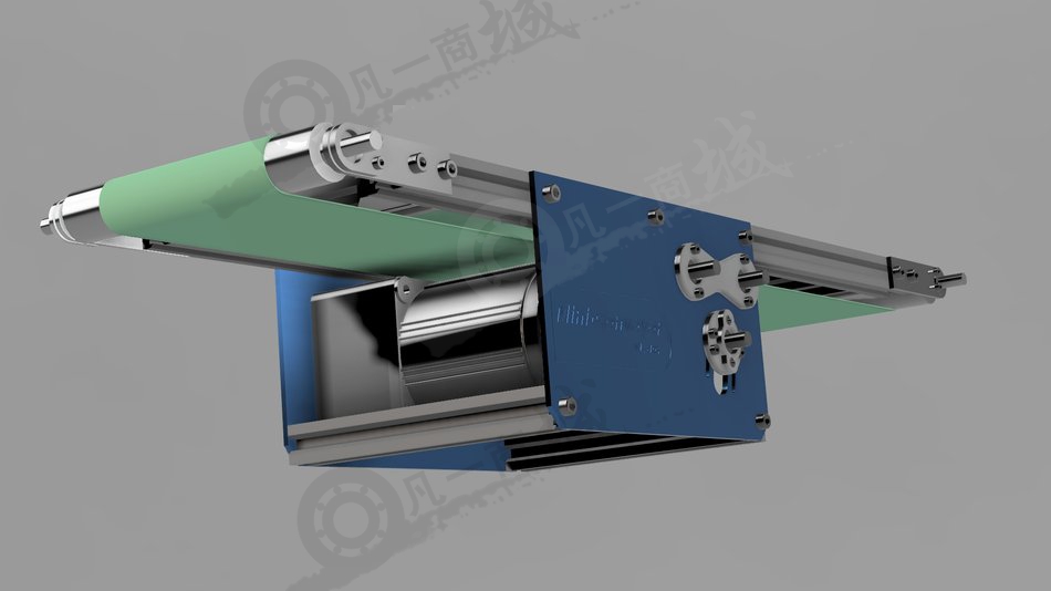 小型皮帶輸送機模型圖 模型截圖[3]