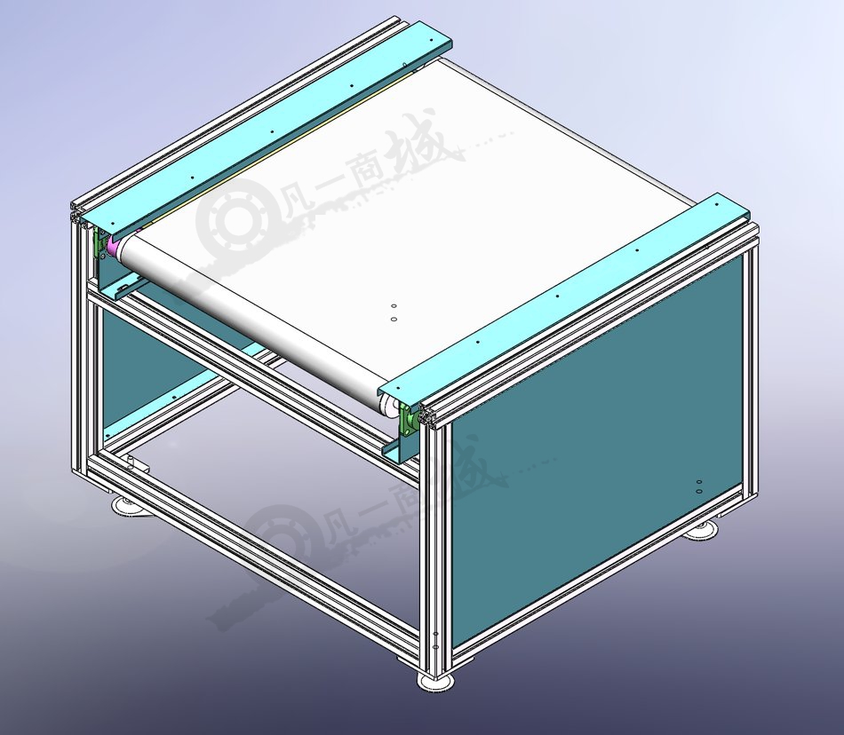 快速產(chǎn)品分類流水線3D模型圖 模型截圖[4]