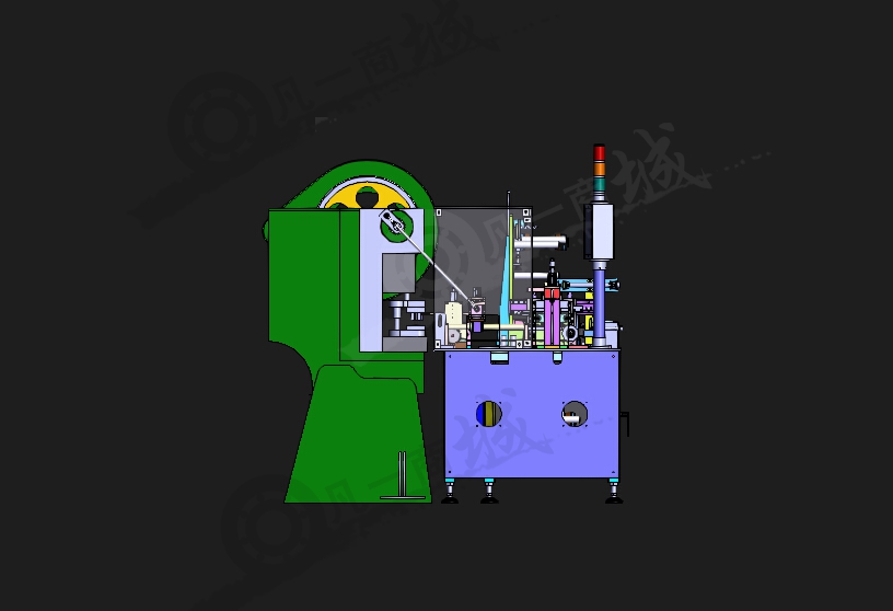沖片刀自動(dòng)化包裝機(jī)模型圖紙 模型截圖[3]