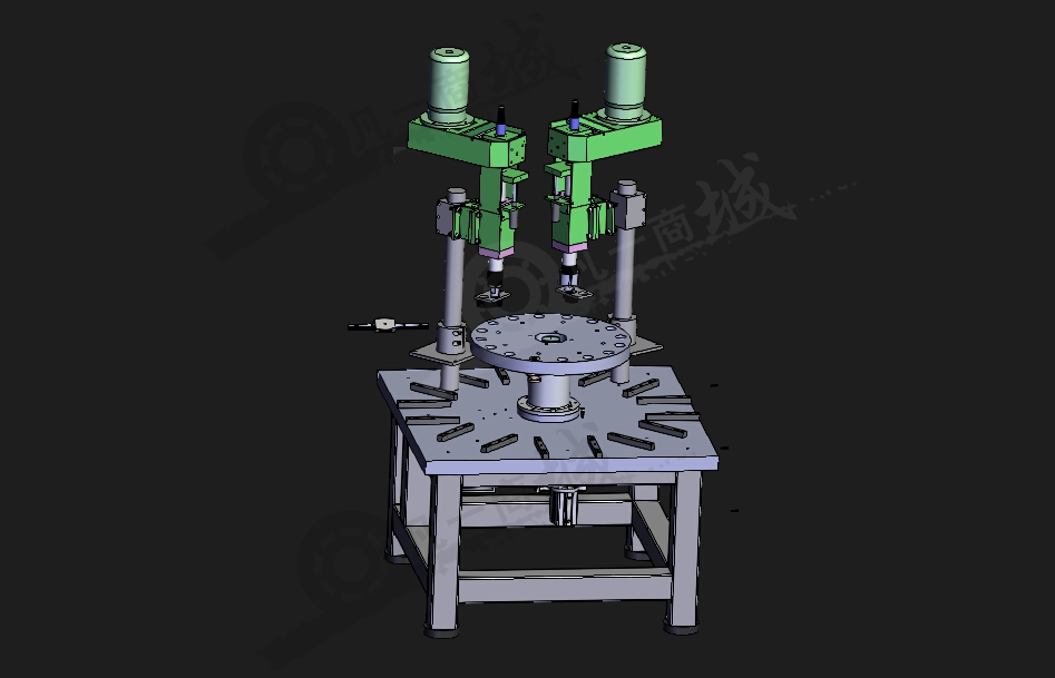分度旋轉(zhuǎn)操作臺(tái)3D模型圖 模型截圖[1]