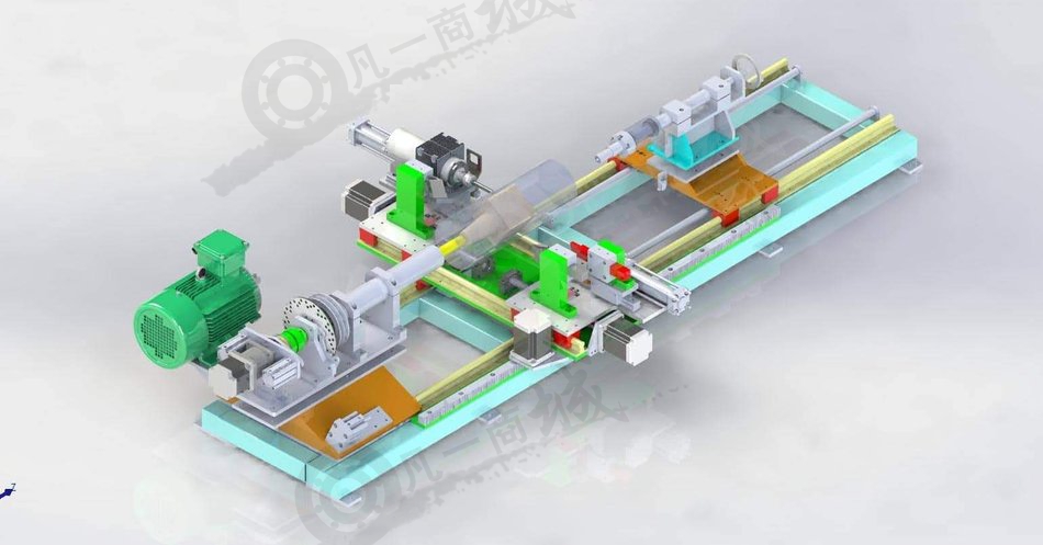 4軸CNC木頭車床3D圖 模型截圖[1]