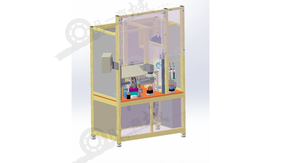 BMS電池管理系統(tǒng)組裝機(jī)3D圖 模型截圖[1]