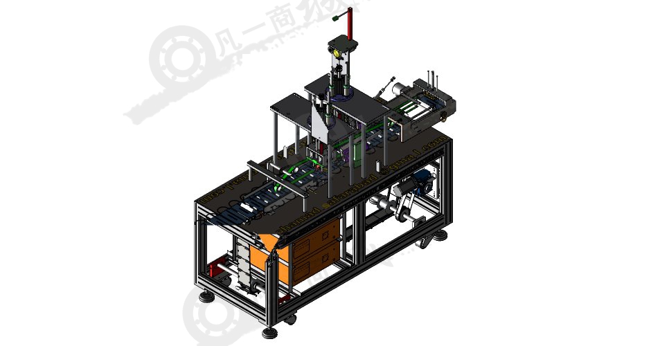 口罩耳掛帶熱熔焊機3D模型圖 模型截圖[1]