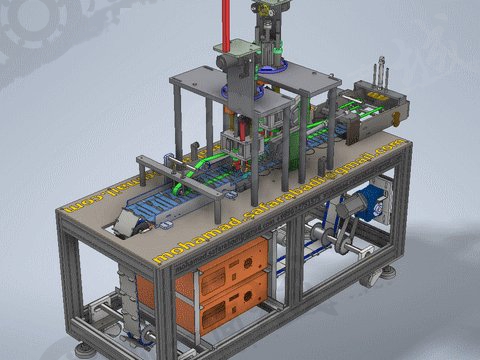 口罩耳掛帶熱熔焊機3D模型圖 模型截圖[2]