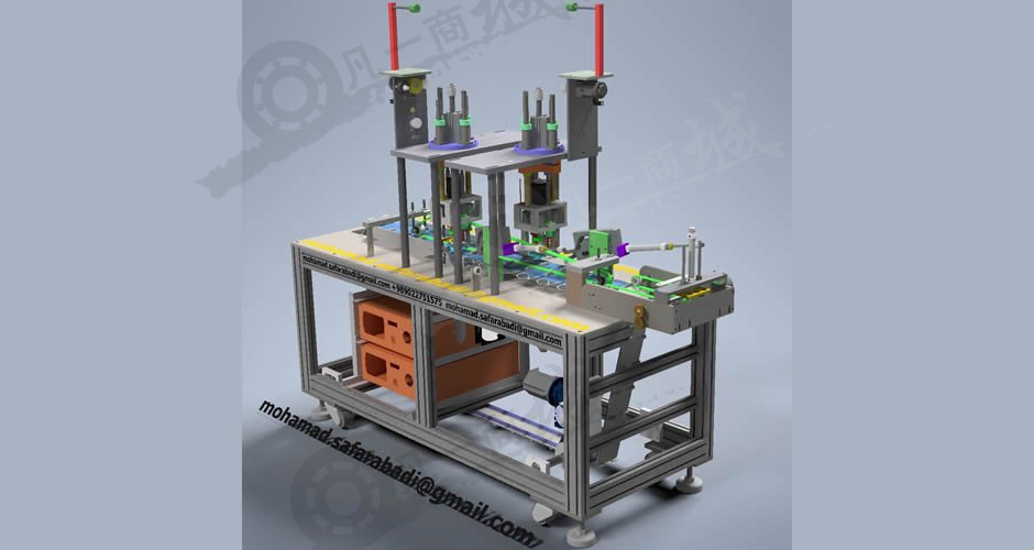口罩耳掛帶熱熔焊機3D模型圖 模型截圖[3]