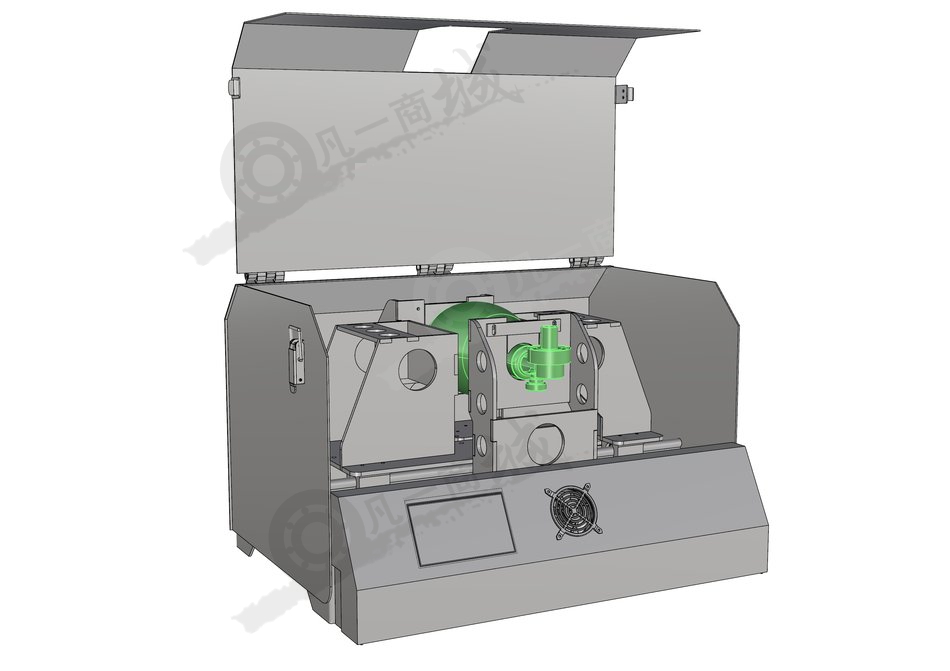自制主動呼吸機3D模型圖 模型截圖[1]