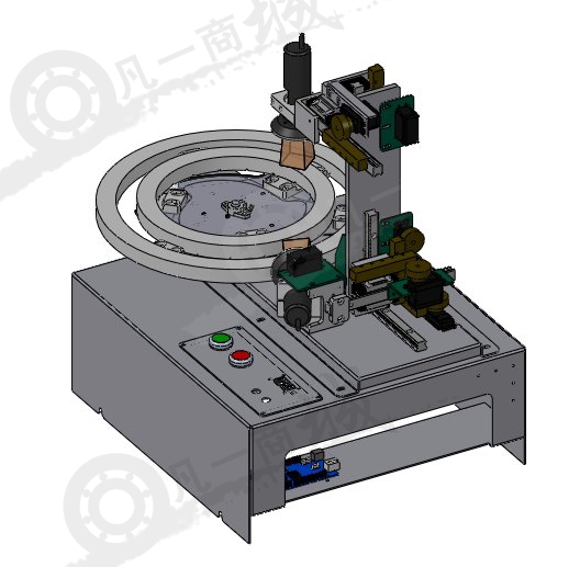 環(huán)形部件檢測機3D模型圖 模型截圖[3]