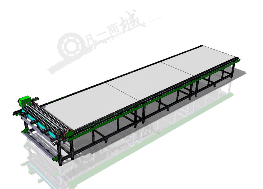 自動布料切割機3D模型 模型截圖[4]