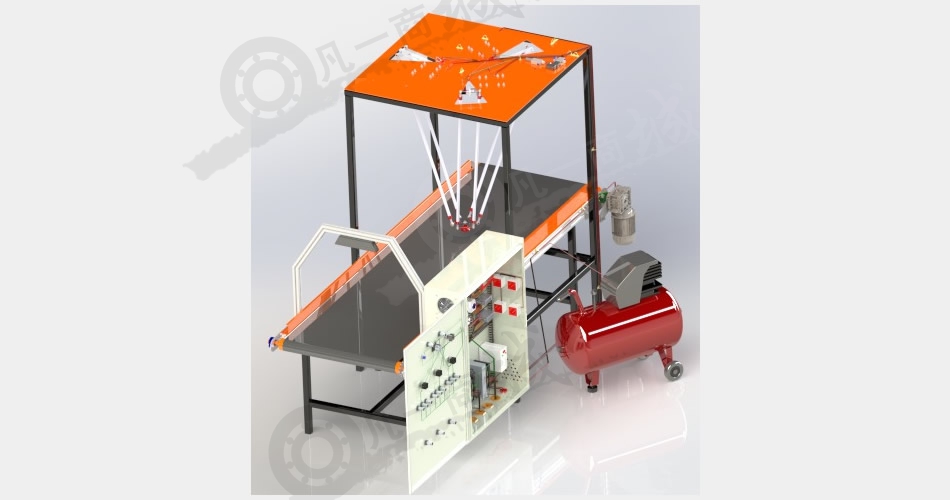 自動(dòng)分揀輸送設(shè)備3D模型 模型截圖[1]