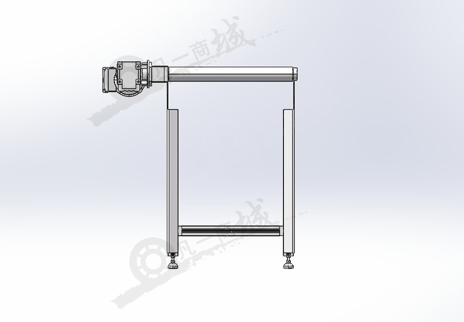 長皮帶輸送機3D圖 模型截圖[2]