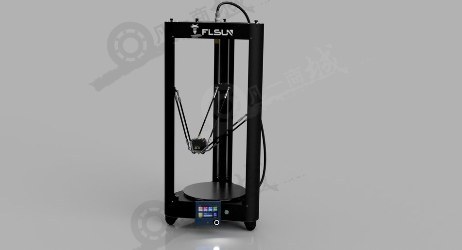 三角洲3D打印機3D模型 模型截圖[1]