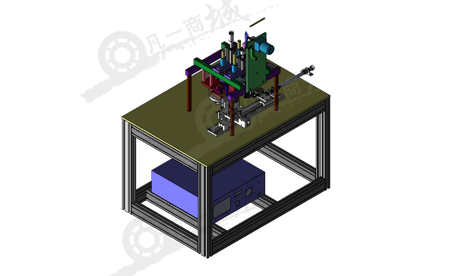 半自動口罩熱熔焊接機3D圖 模型截圖[1]