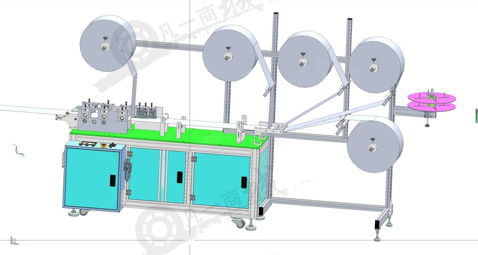 N95口罩高速打片機模型圖 模型截圖[1]