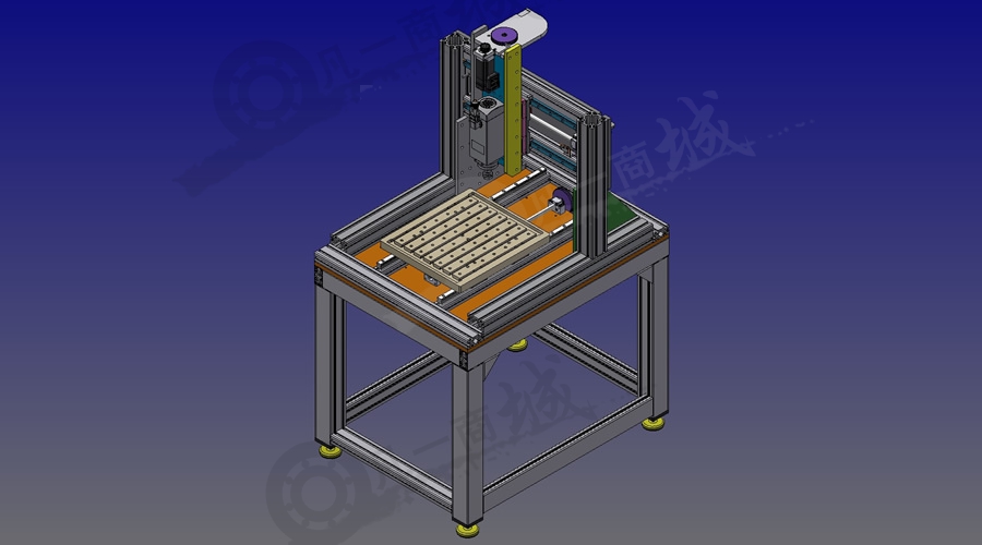 三軸數(shù)控銑床3D圖 模型截圖[1]
