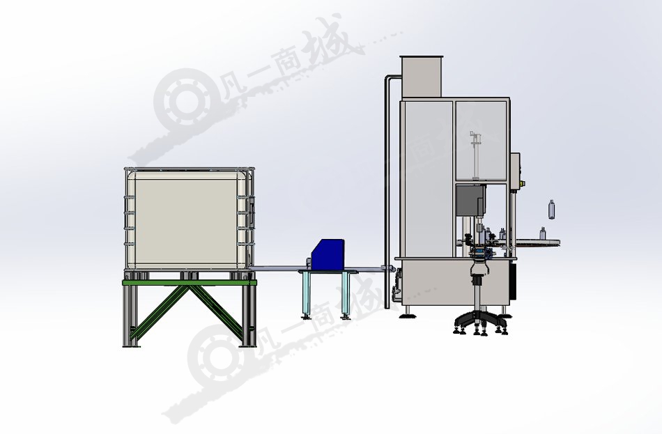 藥劑自動(dòng)灌裝機(jī)3D模型圖 模型截圖[2]