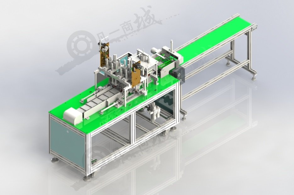 全自動(dòng)一拖二大號(hào)口罩機(jī)3D模型step圖 模型截圖[3]