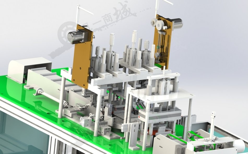 全自動(dòng)一拖二大號(hào)口罩機(jī)3D模型step圖 模型截圖[4]