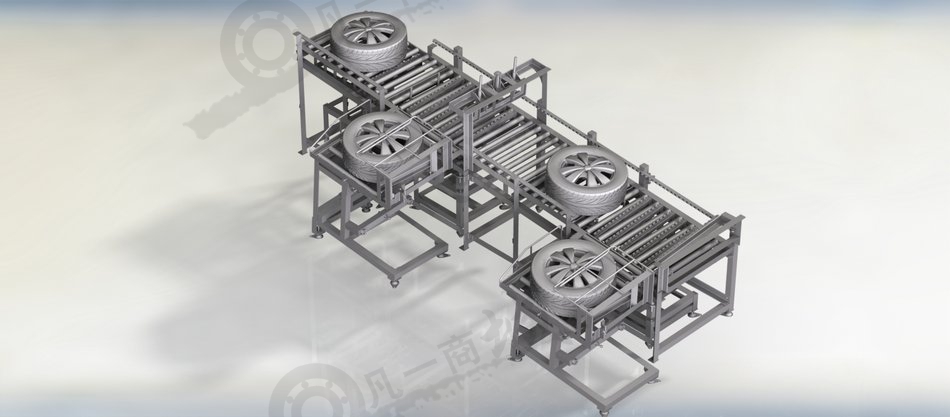 輪胎輸送機(jī)三維圖紙 模型截圖[1]