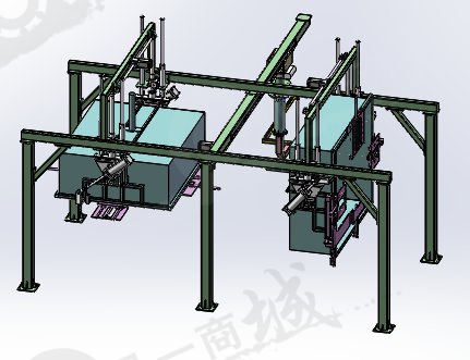 搬運(yùn)機(jī)械手三維模型 模型截圖[1]
