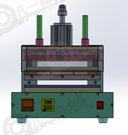 熱壓機(jī)三維模型圖 模型截圖[1]