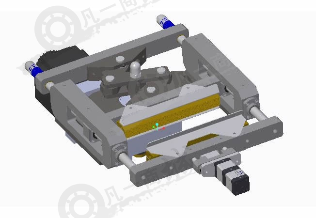 vffs包裝機(jī)用密封爪總成3D模型 模型截圖[3]